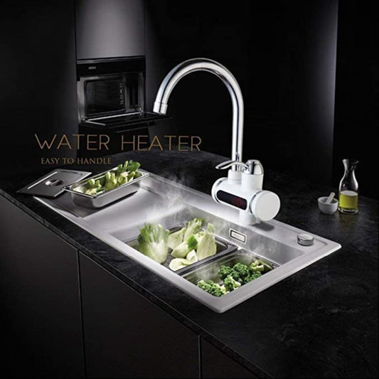 Instant Hot Water Electric Faucet with Temperature Display – Fast Heating Tap for Kitchen & Bathroom | Energy Efficient Winter Water Heater
