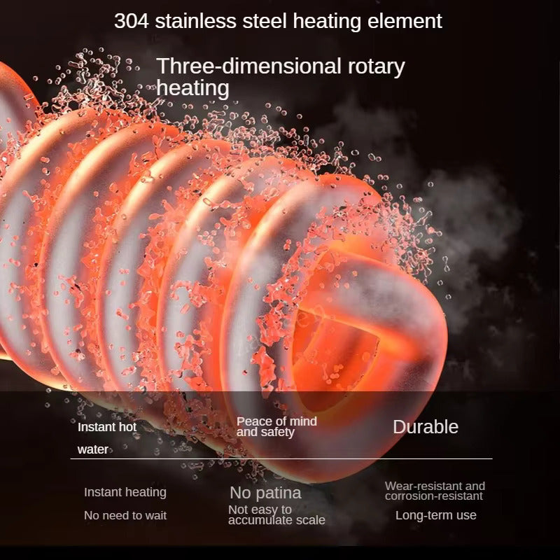 3000W Instant Electric Water Heater Tap | Tankless Hot & Cold Faucet with LED Temperature Display – Fast Heating, Energy Saving, Ideal for Kitchen & Bathroom