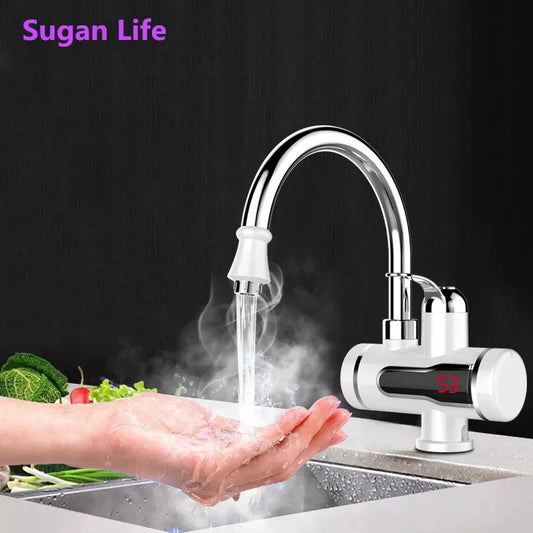 Instant Hot Water Electric Faucet with Temperature Display – Fast Heating Tap for Kitchen & Bathroom | Energy Efficient Winter Water Heater