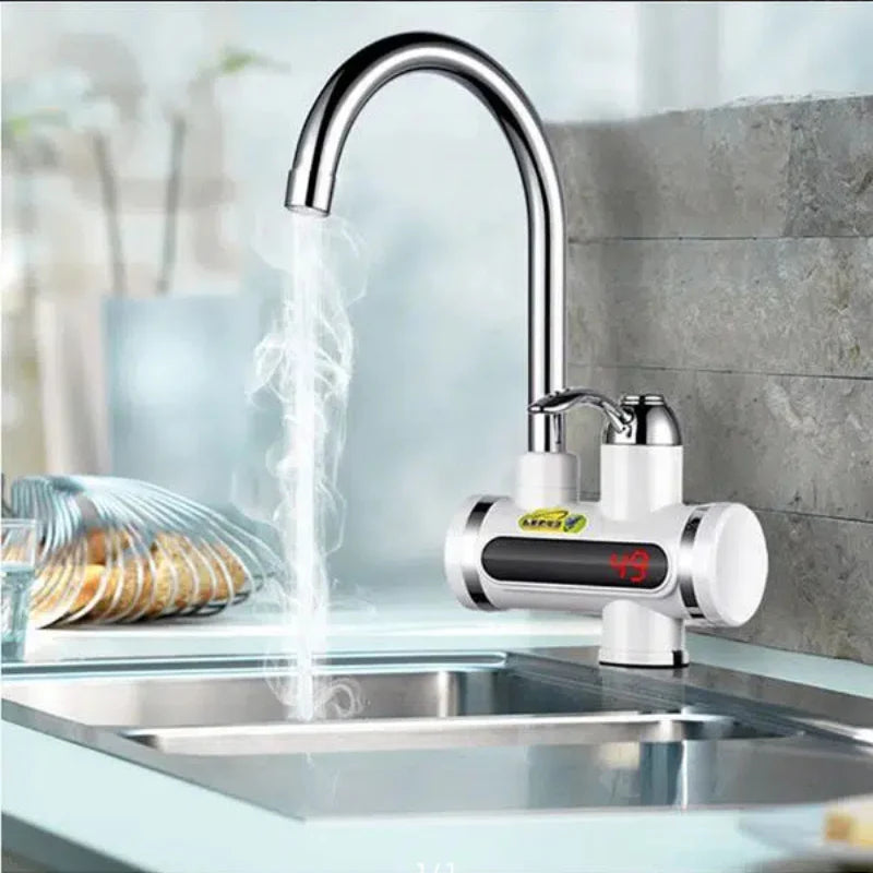 Instant Hot Water Electric Faucet with Temperature Display – Fast Heating Tap for Kitchen & Bathroom | Energy Efficient Winter Water Heater