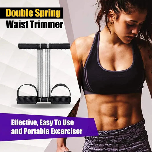 Foot Pedal Resistance Band – Elastic Sit-Up Pull Rope Tummy Trimmer for Home Gym & Yoga Fitness