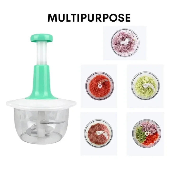 Manual Hand Push Chopper – Quick Vegetable & Fruit Cutter