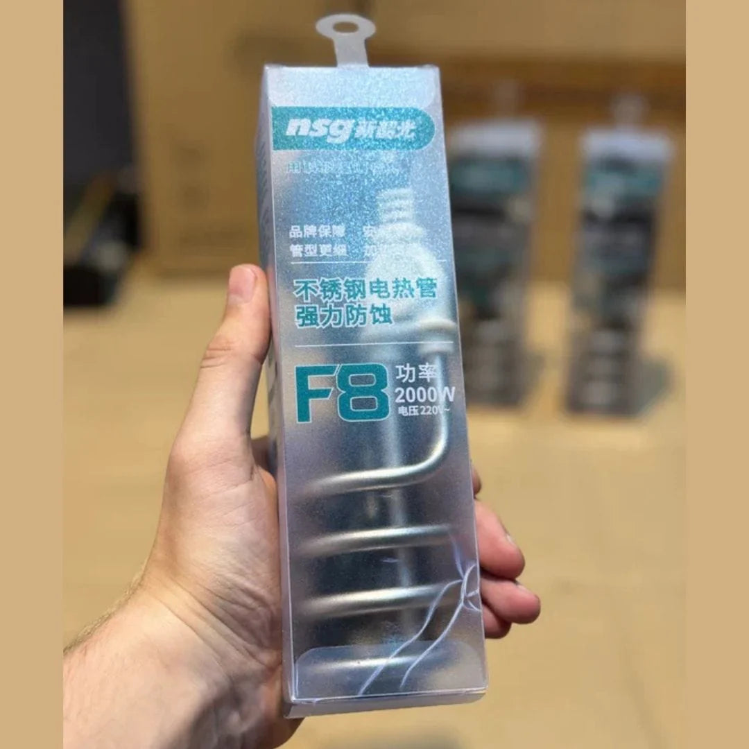 NSG F8 Electric Water Heating Rod | Instant Immersion Water Heater | Copper Heating Element | Shockproof Handle | Portable & Energy-Efficient Water Boiler for Bath, Home, Hostel & Travel